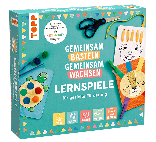 Gemeinsam basteln, gemeinsam wachsen - Lernspiel-Box für gezielte Förderung